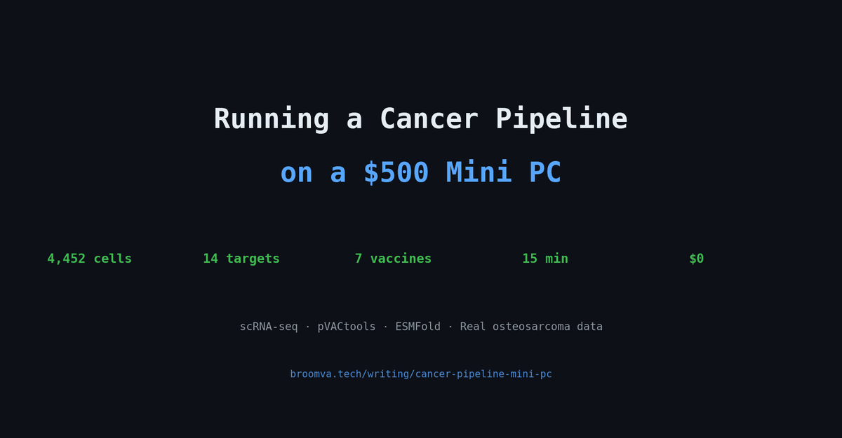 Founder Mode on Cancer