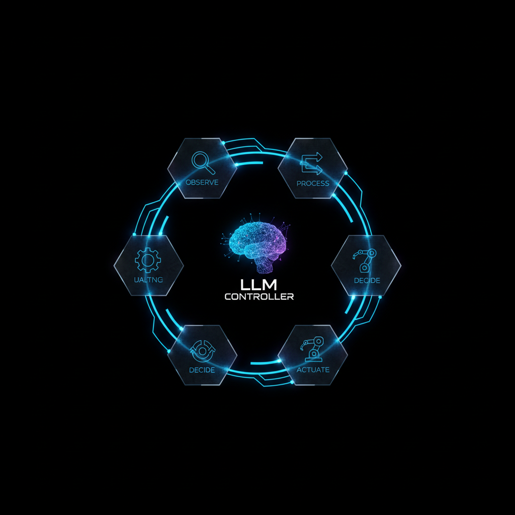 The control loop — observe, plan, act, verify, adapt