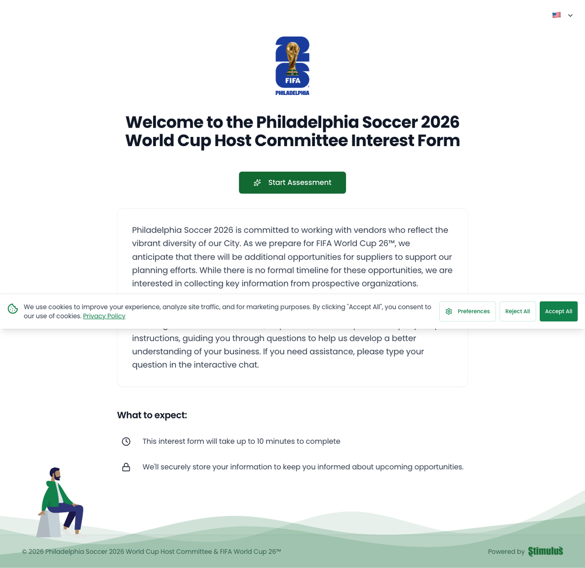 Philadelphia Soccer 2026 — committed to working with vendors who reflect the city's diversity